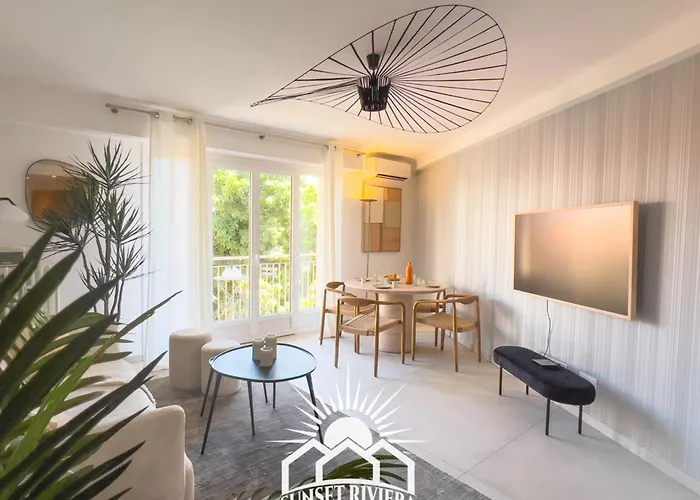 Le Rossini Center Airco Parking For 4 By Sunset 昂蒂布