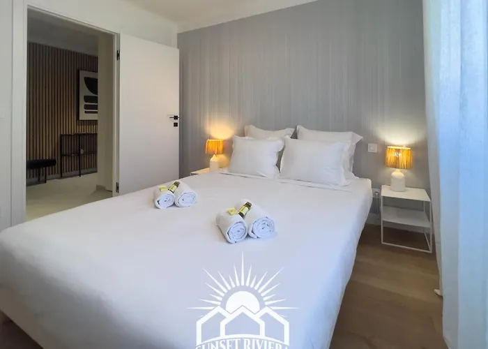 Daire Le Rossini Center Airco Parking For 4 By Sunset Antibes